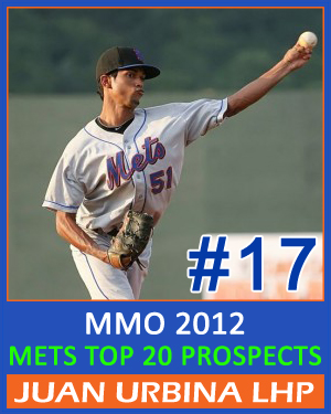 MMO Top 20 Mets Prospects – #17 Juan Urbina, LHP – Exclusive Interview!