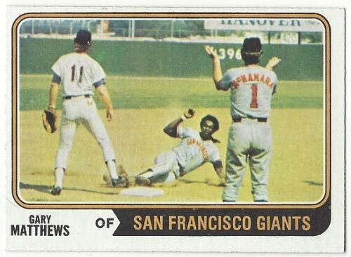 Shoebox Memories: 1974 Topps Gary Matthews with Wayne Garrett