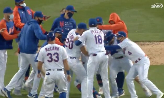 Villar Walk-Off Hit Propels Mets to 4-3 Game One Win