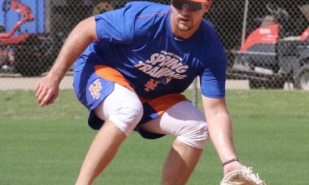 Photos From Port St. Lucie: Alonso Working on Defense