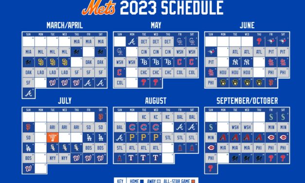 Mets Announce 2023 Schedule
