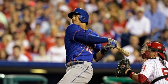 With A Mighty Swing Of His Bat, Lagares Snaps Hitless Streak