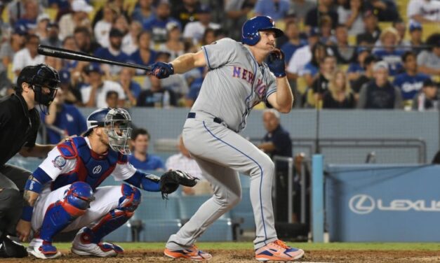 Bruce Brings Power, But Also Defensive Woes Against Dodgers