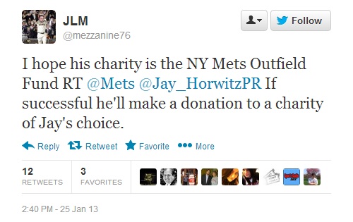 J10K – Mets VP Hits The Mark On Twitter