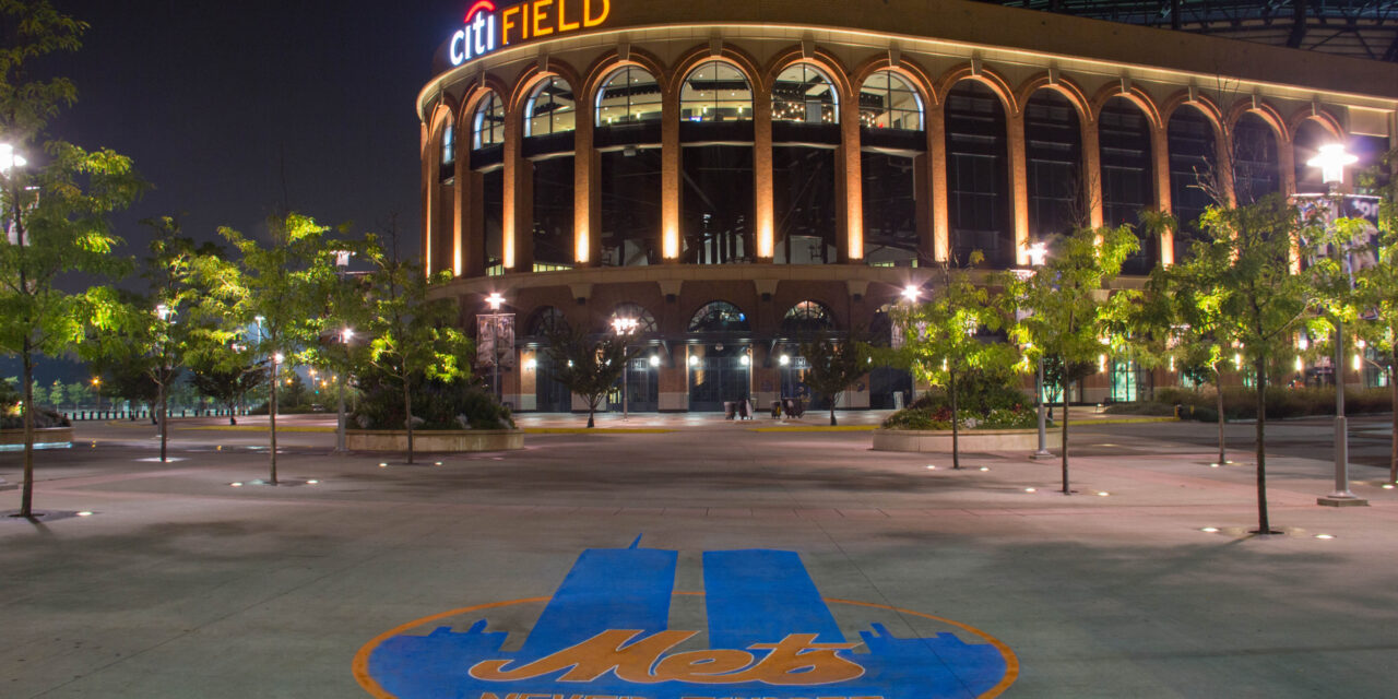 Last Night, Miami Students Chalked A Tribute To 9/11 Outside Citi Field