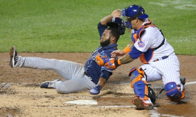 Celebration and Despair; Rays Clinch, Mets to Brink after 8-5 Tampa Victory