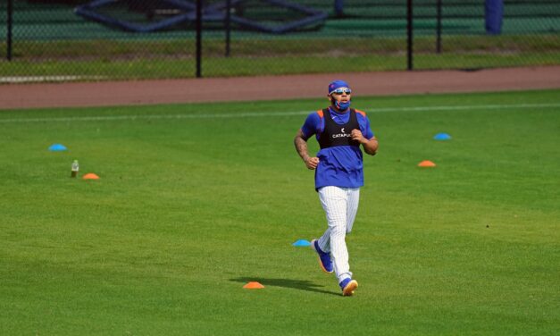 Dominic Smith Scratched From the Lineup with Wrist Soreness