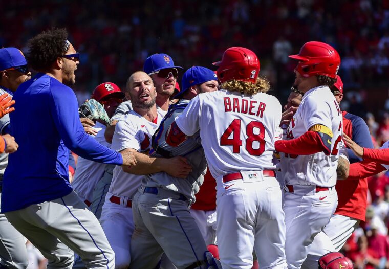 Tensions Run High as Benches Clear in Mets’ 10-5 Loss to Cards