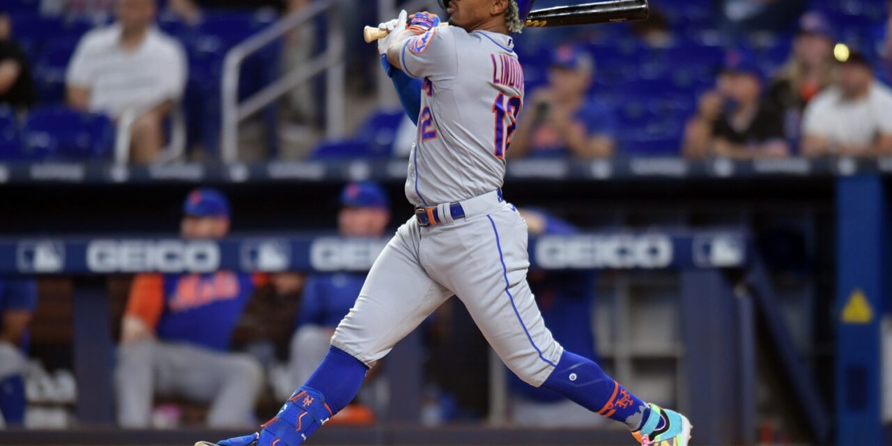 Lindor Leads Mets to 5-3 Victory in Miami