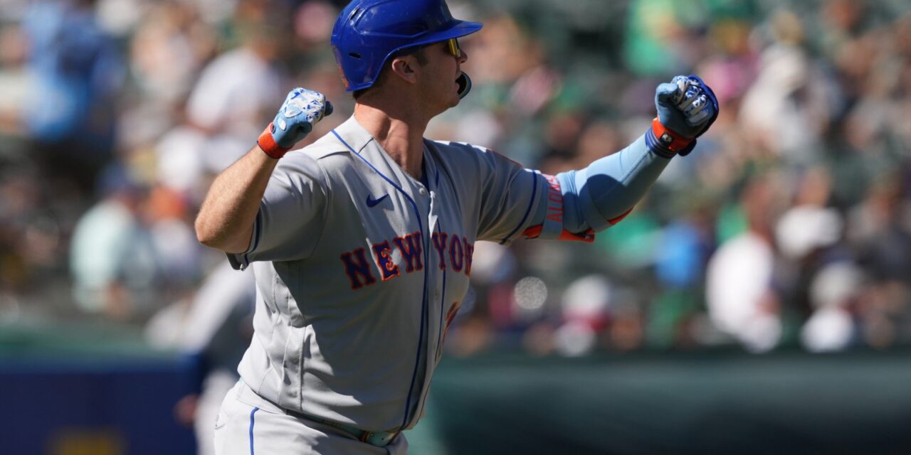 Alonso Breaks Mets’ RBI Record In 13-4 Rout Against Athletics