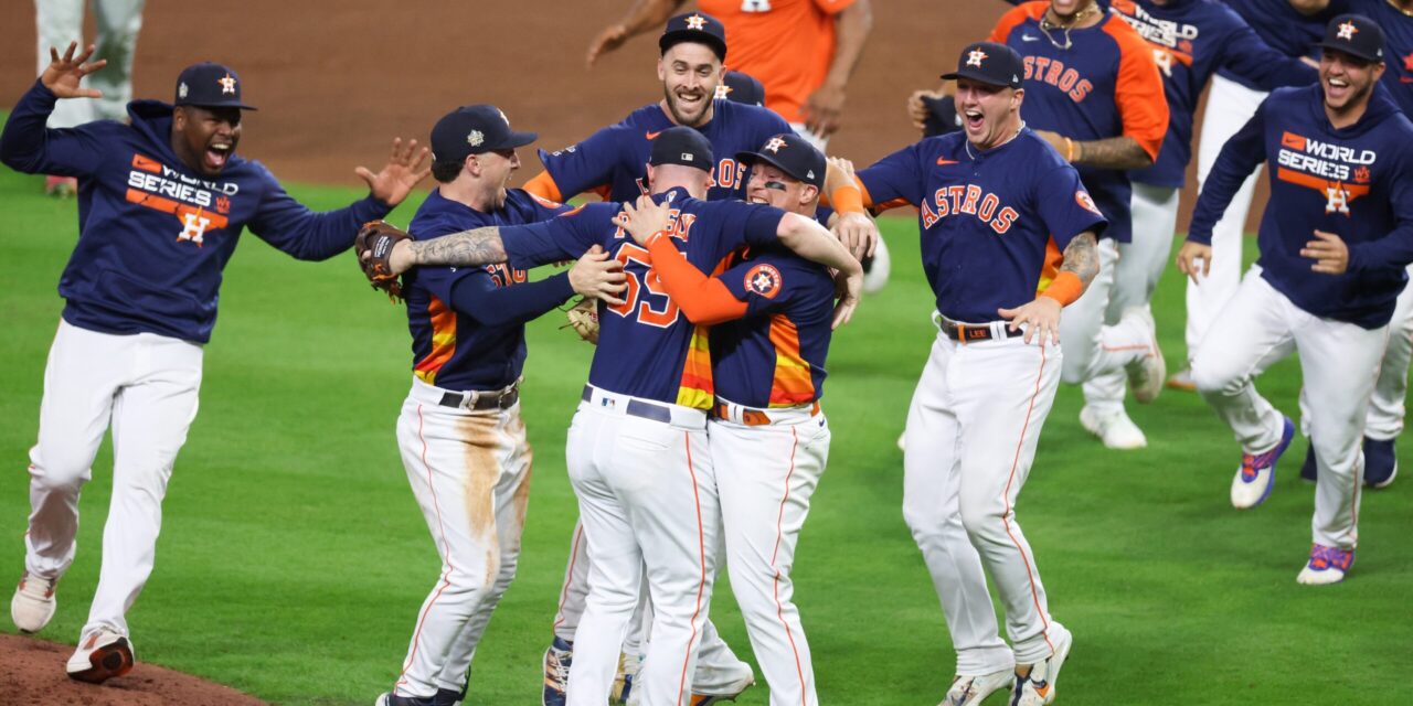 Morning Briefing: Astros Win World Series