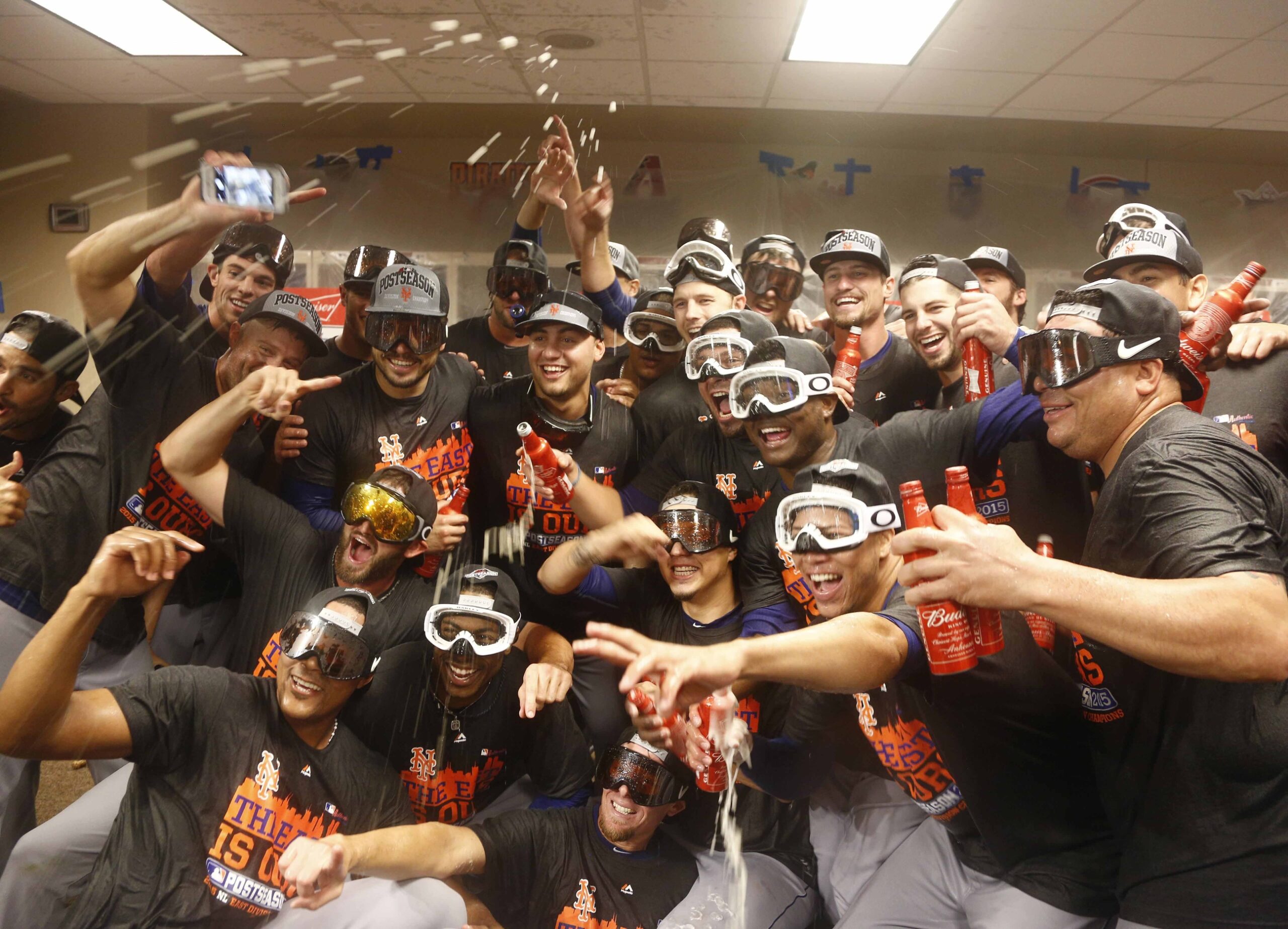 NL East Champions clubhouse