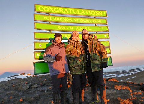 He Did It! Dickey Reaches The Top Of Kilimanjaro!