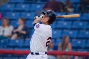 Allan Dykstra rips one.