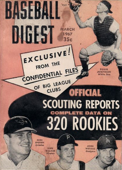 baseball digest 1967