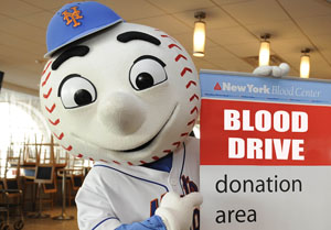 Mets Blood Drive At Citi Field On Thursday