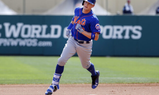 Nimmo Aggressive Early, Hits First Spring Homer