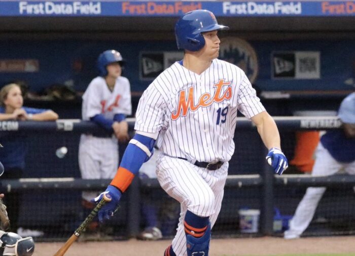 Brandon Nimmo Collects Two Hits in First Rehab Game