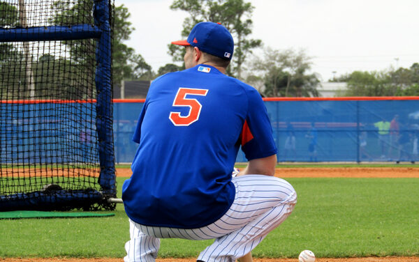 Photos from PSL: David Wright Had A Busy Day, Throwing, Fielding, Batting