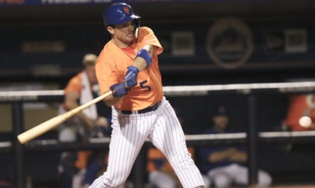 Wright Gets First RBI, Bruce Collects Three Hits