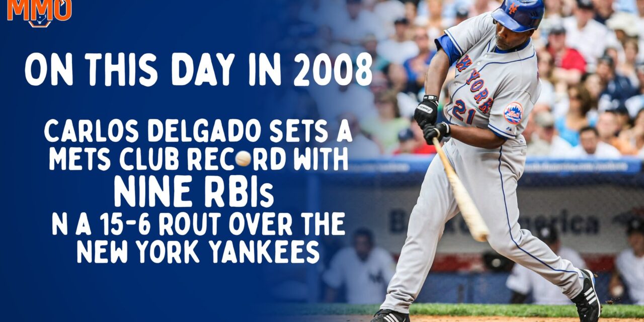 OTD 2008: Delgado’s Nine-RBI Day at Yankee Stadium