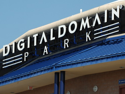 Digital Domain Signs Being Removed From Mets Spring Complex Today