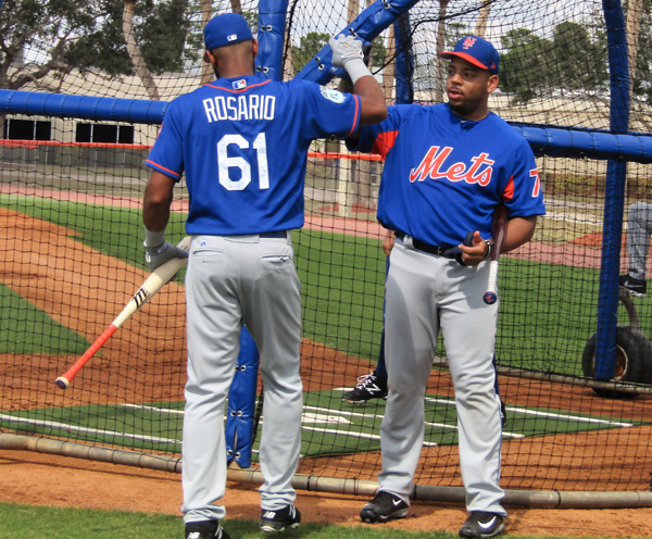 Mets Top Prospects Take BP At Tradition Field