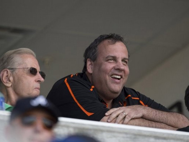governor Chris Christie-at-Mets