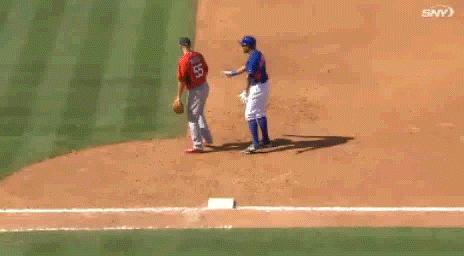 Granderson Is Kind Of A Touchy Feely Guy