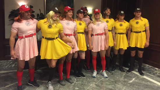 Mets Rookies Dress Up In “A League Of Their Own” Uniforms