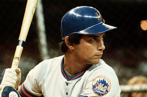 LEE MAZZILLI NEW YORK METS 86 WS CHAMPS ACTION SIGNED 8x10