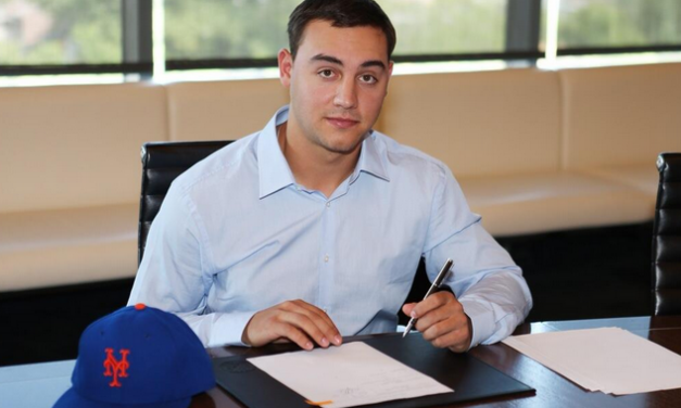 First-Rounder Michael Conforto Signs Contract At Citi Field