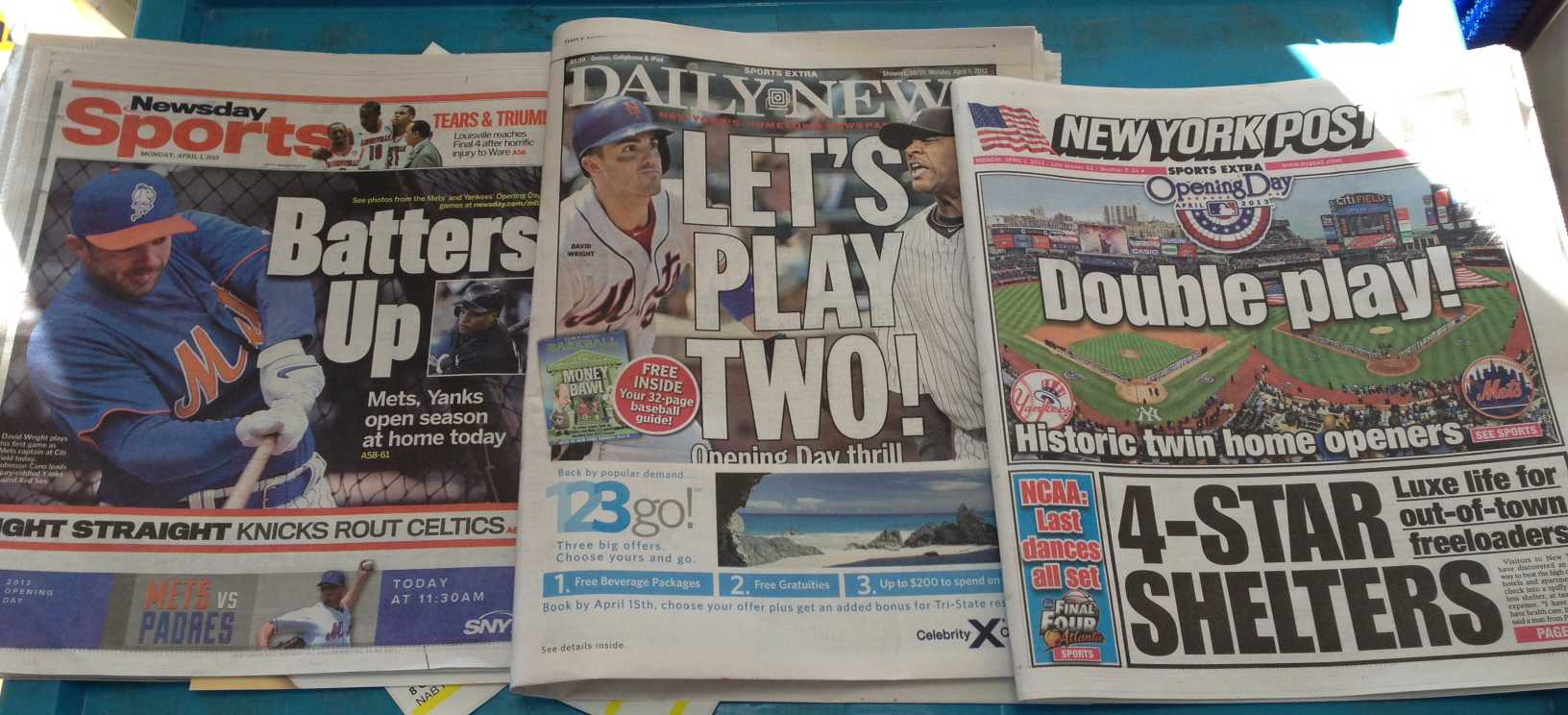opening day newstand