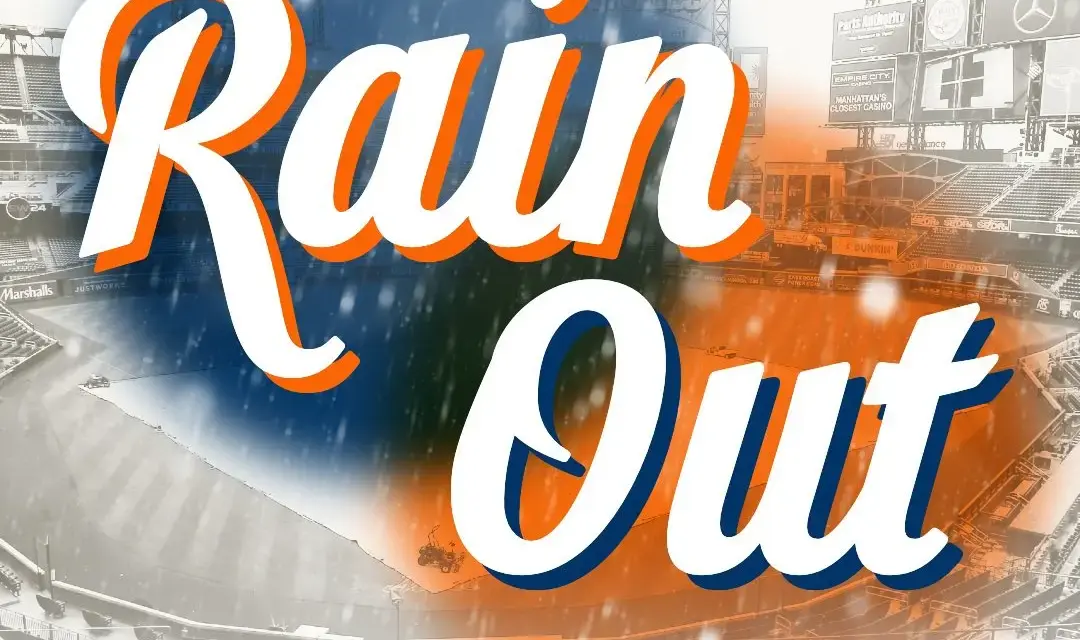 Mets And Tigers Rained Out; Split Doubleheader Scheduled Wednesday