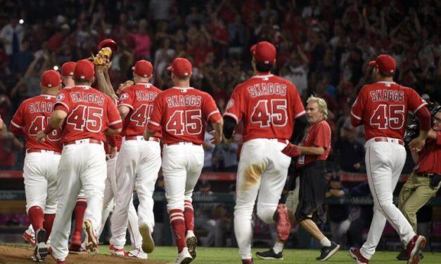 Angels Throw Combined No-Hitter in Honor of Tyler Skaggs