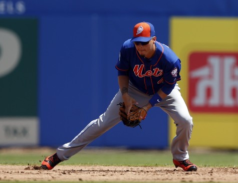 Wilmer Flores Makes First Base Debut