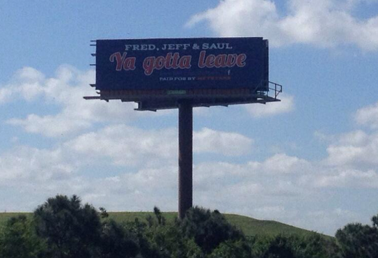 Fred, Jeff, Saul, Ya Gotta Leave: Mets Billboard Goes Up In PSL