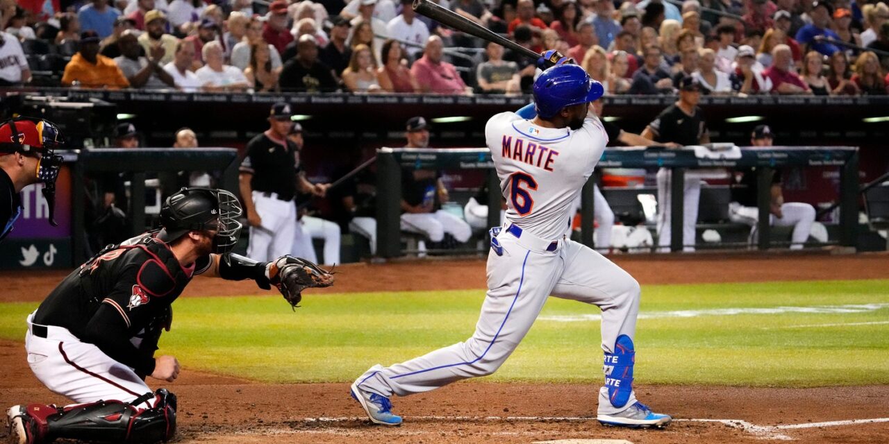 Mets Place Starling Marte on IL, Mark Vientos Called Up