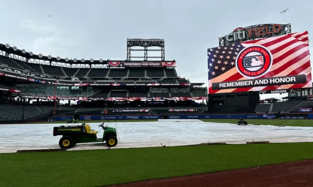 Mets Rained out Monday vs. Dodgers; Doubleheader Scheduled for Tuesday