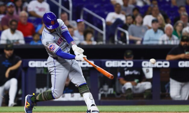 Mets Shut Out 8-0 By Fish In Game One
