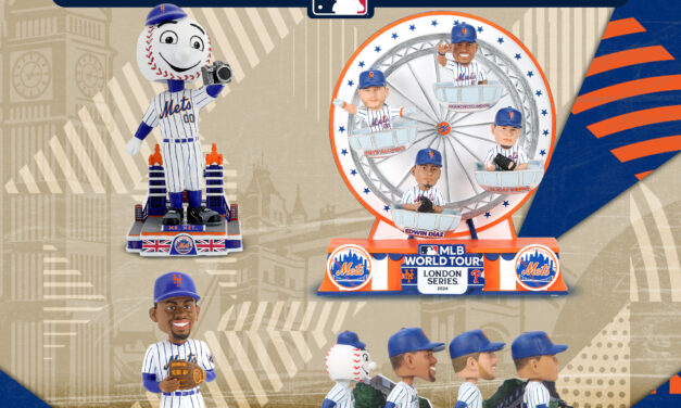 FOCO Launches Mets London Series Bobblehead Collection