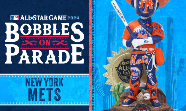 FOCO Releases New York Mets MLB All-Star Bobbles on Parade Bobbleheads