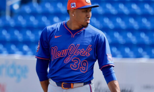 Díaz Struggles In First Spring Outing