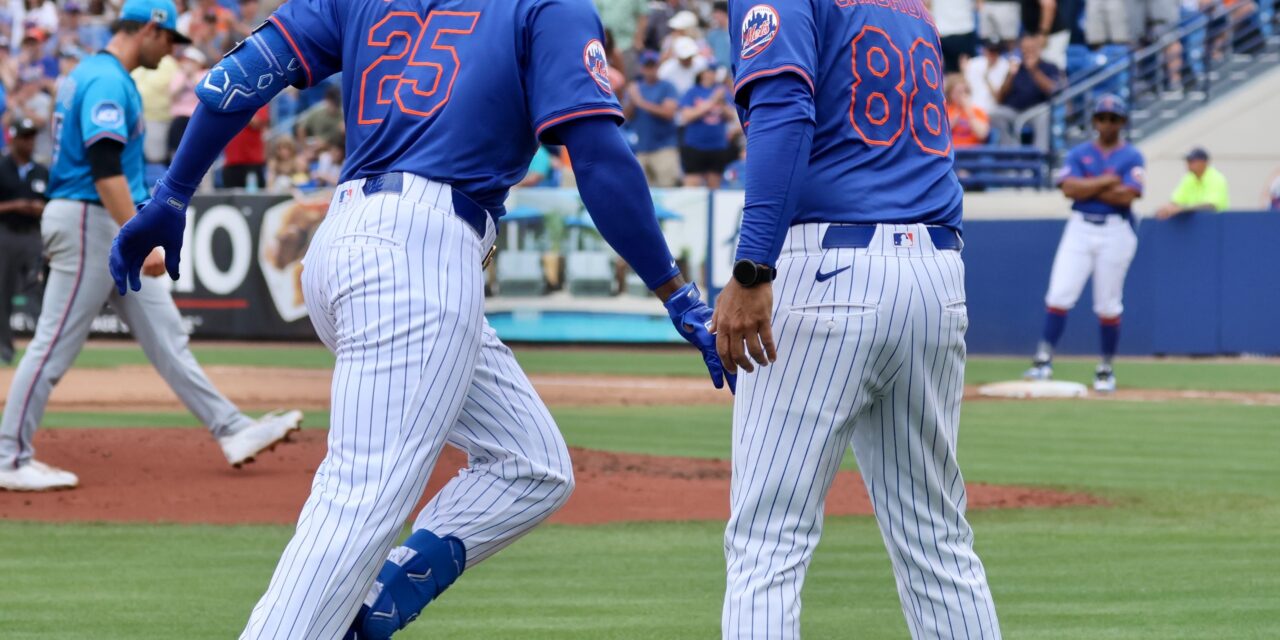 Canario, Nimmo Push Mets To 10-2 Win Over Miami