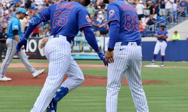 Canario, Nimmo Push Mets To 10-2 Win Over Miami