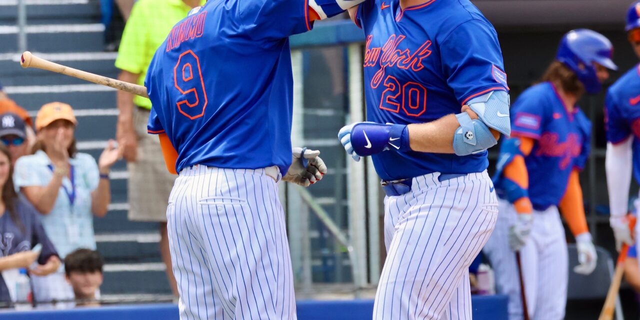 Mets and Yankees Tie 6-6 in Spring Training Finale
