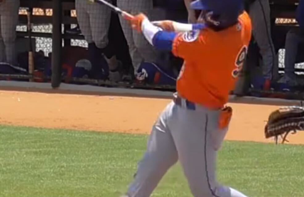 Elian Peña Sizzling at the Plate