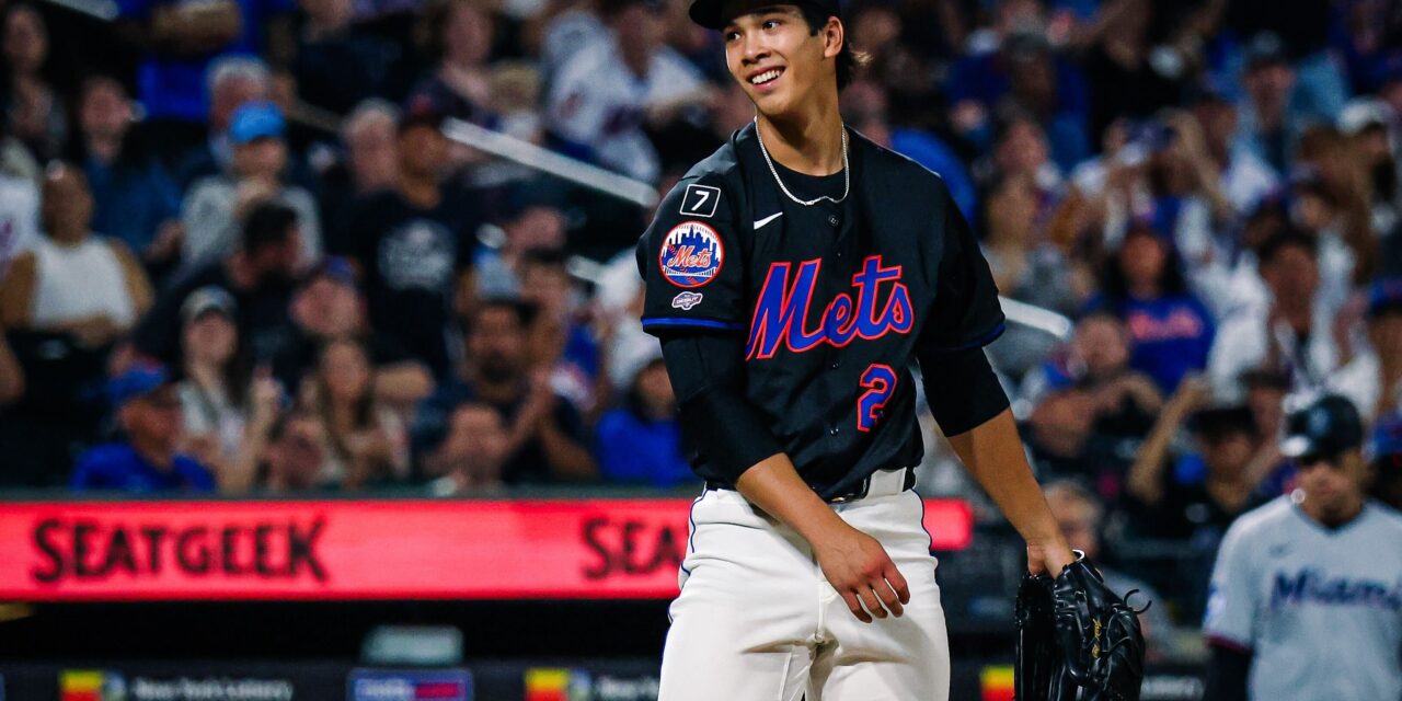 Jonah Tong Earns First Major League Win