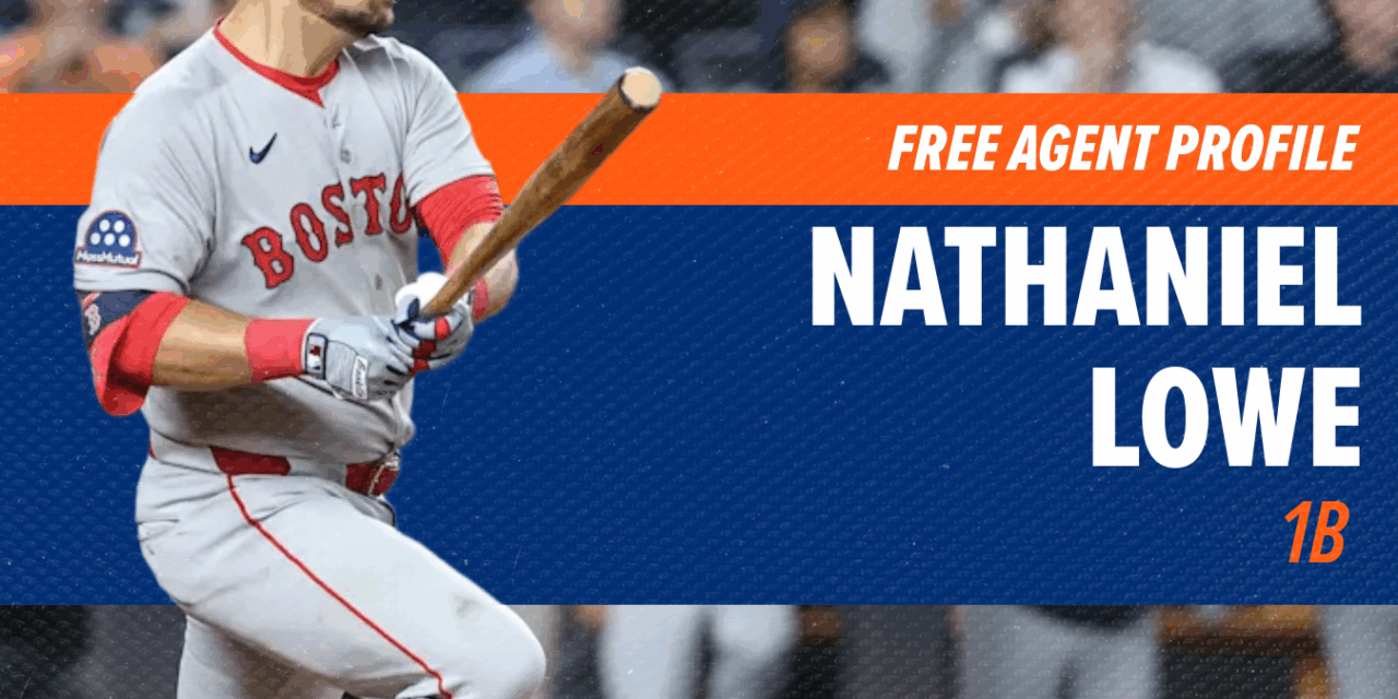 Free Agent Profile: Nathaniel Lowe, 1B