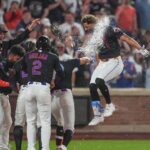 Melendez Walk-Off Homer Beats Marlins